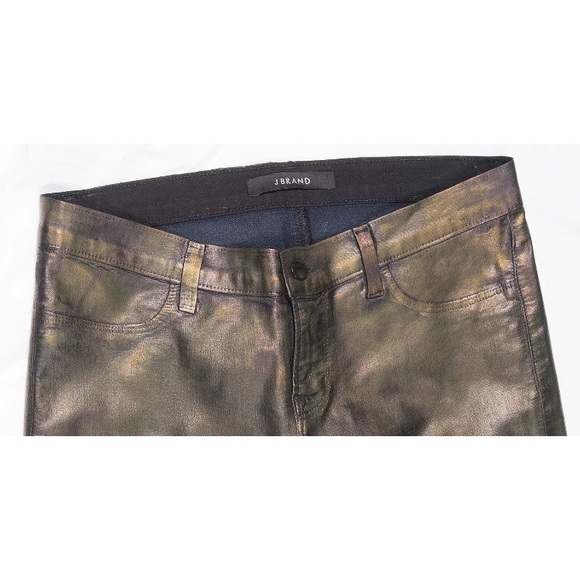 J Brand Super Skinny Coated Jeans - Picture 7 of 13